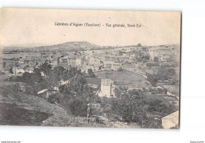 CABRIERES D'AIGUES - Vue générale - état