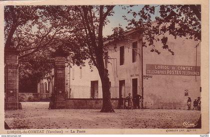 VAUCLUSE - LORIOL DU COMTAT - LA POSTE - CARTE NEUVE.