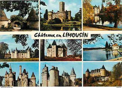 87 - Haute Vienne - Limousin - Chateaux en Limousin - Multivues - Carte Neuve - CPM - Voir Scans Recto-Verso