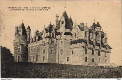 CPA Env. de CHALUS Le Chateau de Lambertie (122535)