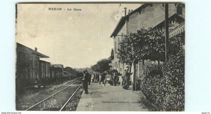 Dép 87 - Chemins de fer - Gares - Trains - Nexon - La gare - état
