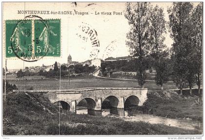 Carte Postale Ancienne de MONTHUREUX sur SAONE