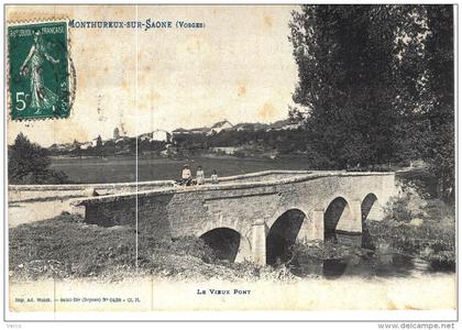 Carte Postale Ancienne de MONTHUREUX sur SAONE