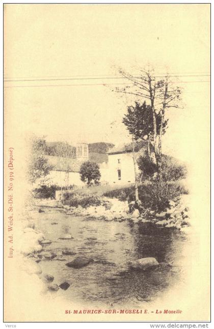 Carte Postale Ancienne de SAINT MAURICE sur MOSELLE