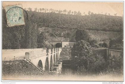 cp , 89 , ARCY SUR CURE , ponts et tunnels , voyagée 1906