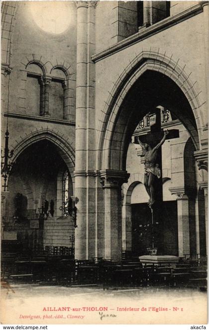 CPA Aillant-sur-Tholon - Interieur de l'Eglise FRANCE (961116)