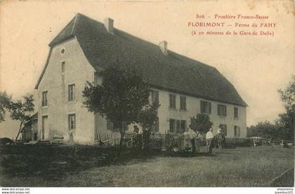 CPA Florimont-Ferme du Fahy-Timbre   L1259