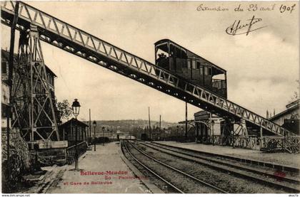 CPA BELLEVUE-MEUDON Funiculaire. Gare de Bellevue. (509711)