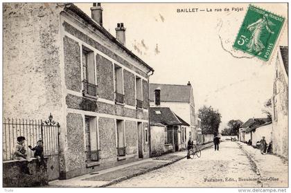 BAILLET-EN-FRANCE LA RUE DE FAYEL