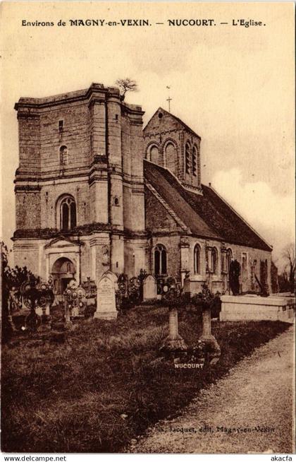 CPA Environs de Magny-en-Vexin - Nucourt - L'Eglise (290361)