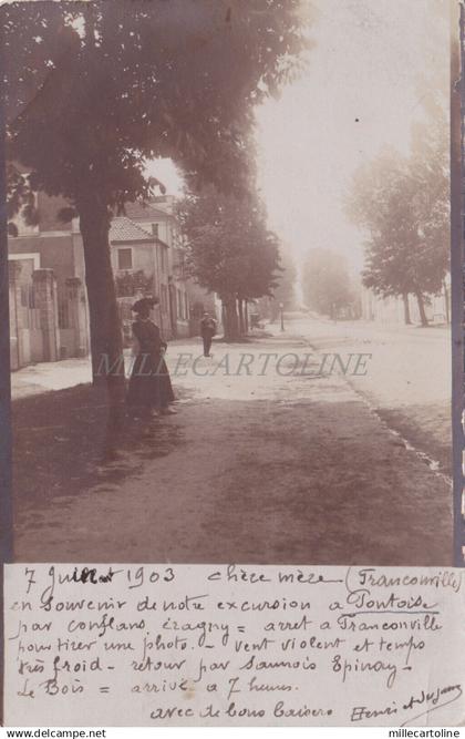 FRANCE - Pontoise - Franconville - Photo Veritable