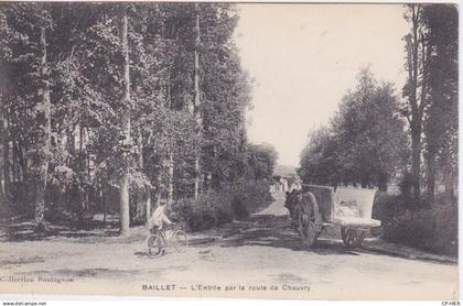 95 - BAILLET EN FRANCE - ENTREE PAR LA ROUTE DE CHAUVRY