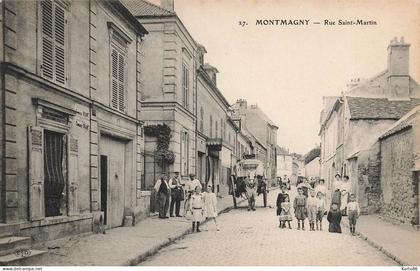 montmagny * rue st martin * enfants villageois