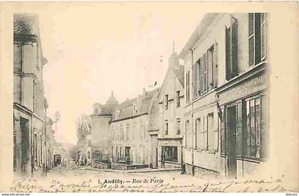 95 - Andilly - Rue de Paris - Précurseur - CPA - Voir Scans Recto-Verso