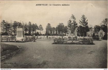 CPA ABBEVILLE Le Cimetiere militiaire (808268)