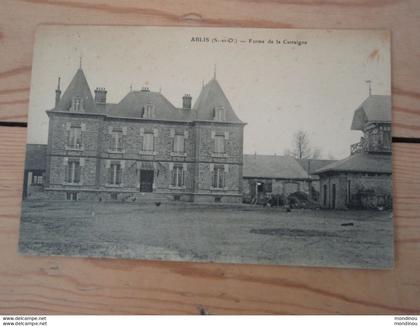 cpa ABLIS - Ferme de la Castaigne.