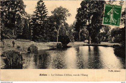 CPA ABLON-sur-SEINE Le Chateau d'Ablon - Vue de l'Etang (1352825)