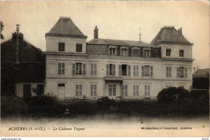 CPA ACHERES Le Chateau Paquet (1412497)