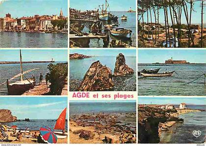 34 - Agde - Agde et ses Plages - Multivues - CPM - Voir Scans Recto-Verso