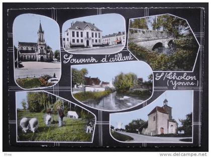 89 Aillant-sur-Tholon multi vue souvenir de    D89D  K89003K  C89003C RH036699