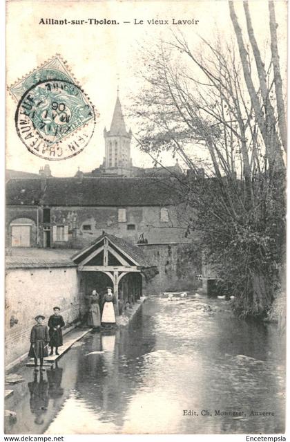 CPA- Carte Postale -France Aillant sur Tholon-Le vieux lavoir 1906  VM42910ok+