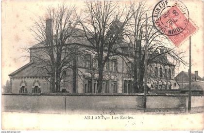CPA- Carte Postale -France Aillant sur Tholon-Les écoles 1906  VM42907ok+