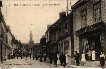 CPA Ailly-sur-Noye Rue St-Martin (1391653)