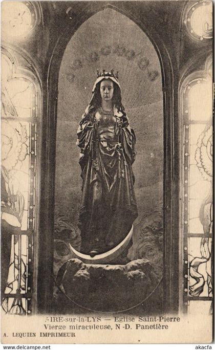 CPA AIRE-sur-la-LYS-Eglise St-PIERRE Vierge miraculeuse (46229)