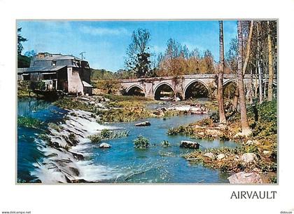 79 - Airvault - Le pont et le moulin de Soulieures - Flamme Postale de Airvault - CPM - Voir Scans Recto-Verso