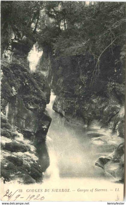 Gorges du Sierroz, Gorges of Sierros