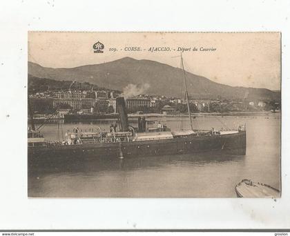 AJACCIO 109 DEPART DU COURRIER