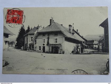 CPA 73 Savoie - ALBENS - Place centrale