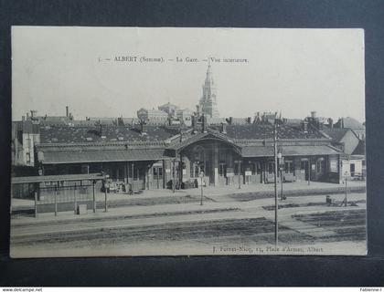 CPA - Albert - La Gare - Vue intérieure