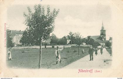 albestroff ( lorr. ) * CPA * village villageois