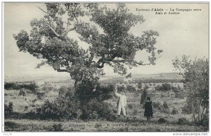 Gard : Alès, La Campagne entre Alais et Anduze, Animée