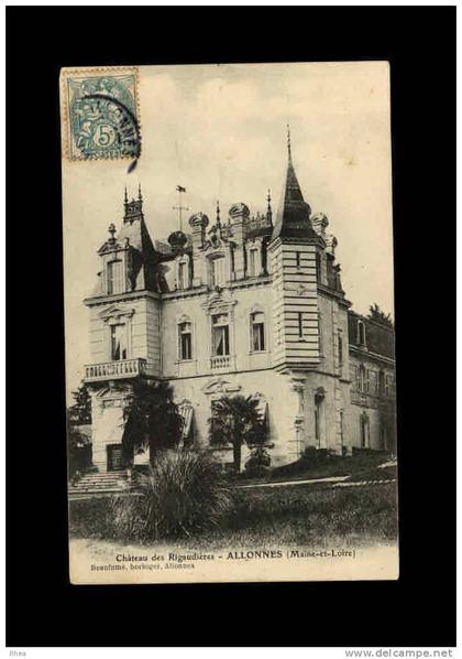 49 - ALLONNES - Chateau des Rigaudières