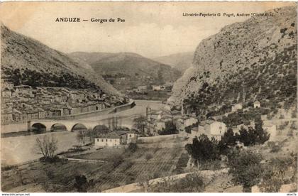 CPA ANDUZE - Gorges du Pas (459077)