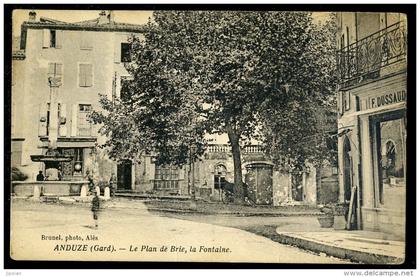 cpa du  30 Anduze - le Plan de Brie , la Fontaine      SEPT13