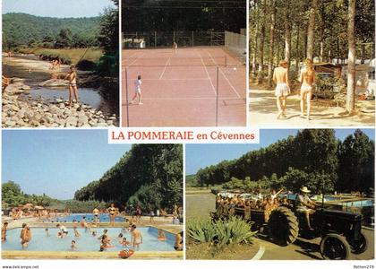 CPM FRANCE 30 GARD ANDUZE - Thoiras - Camping-Caravaning "La Pommeraie" - Multivues 1986