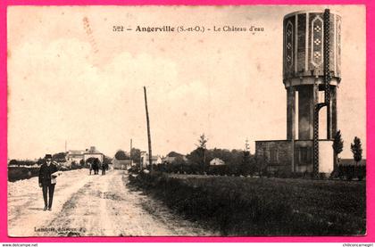 Angerville - Le Château d'Eau - Calèche - Animée - LAMOTTE - 1912