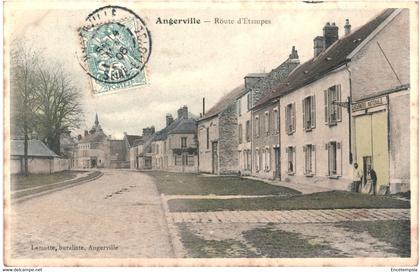 CPA-Carte Postale France   Angerville Route d'Etampes  1906  VM55632