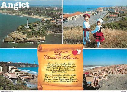 64 - Anglet - Multivues - Enfants - Folklore - Scènes de Plage - Carte Neuve - CPM - Voir Scans Recto-Verso