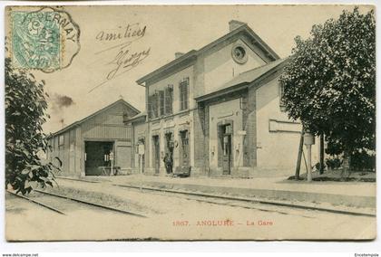 CPA - Carte Postale - France - Anglure - La Gare (D12993)