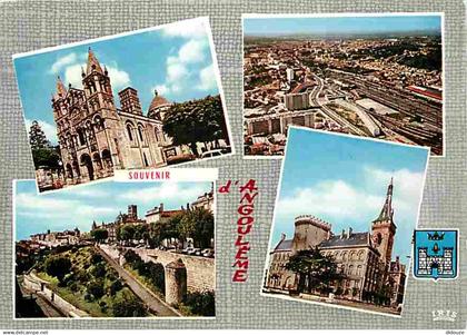 16 - Angouleme - Multivues - Blasons - Flamme Postale de Angouleme - CPM - Voir Scans Recto-Verso