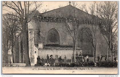 17 ANGOULINS - l'église.