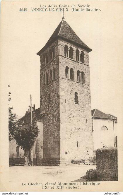 CPA FRANCE 74 "Annecy le vieux, le clocher"