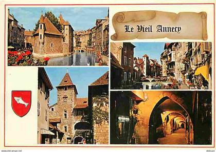 74 - Annecy - Le vieil Annecy - Multivues - Blasons - CPM - Voir Scans Recto-Verso