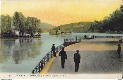 Annecy - Ile des Cygnes et Jardin Public