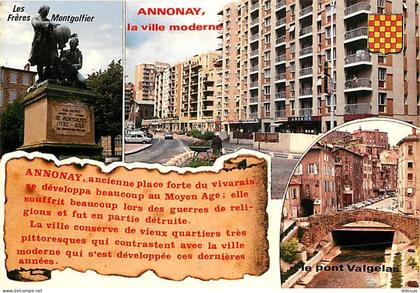 07 - Annonay - Multivues - Immeubles - Buildings - CPM - Voir Scans Recto-Verso