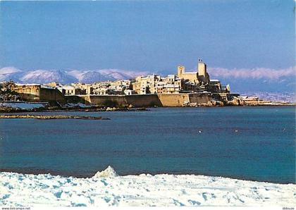 06 - Antibes - Couleurs d'hiver sur la vieille ville et ses remparts - CPM - Carte Neuve - Voir Scans Recto-Verso